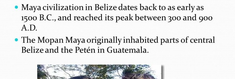 Maya civilization in Belize