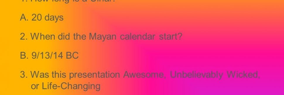 When did the Mayan start