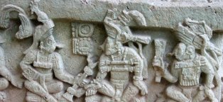 Mayan blood sacrifice