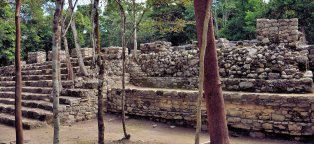 When were the Mayan ruins built